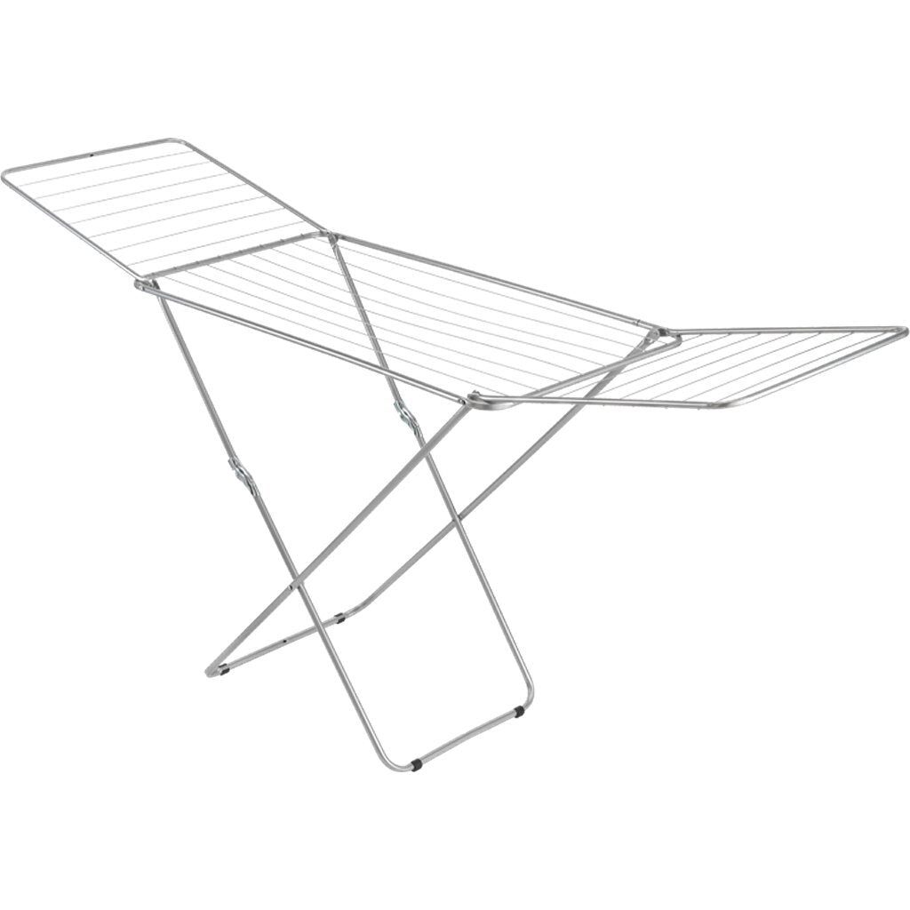 Metaltex capri droogrek 20 m drooglengte 55x105x206 cm zilver