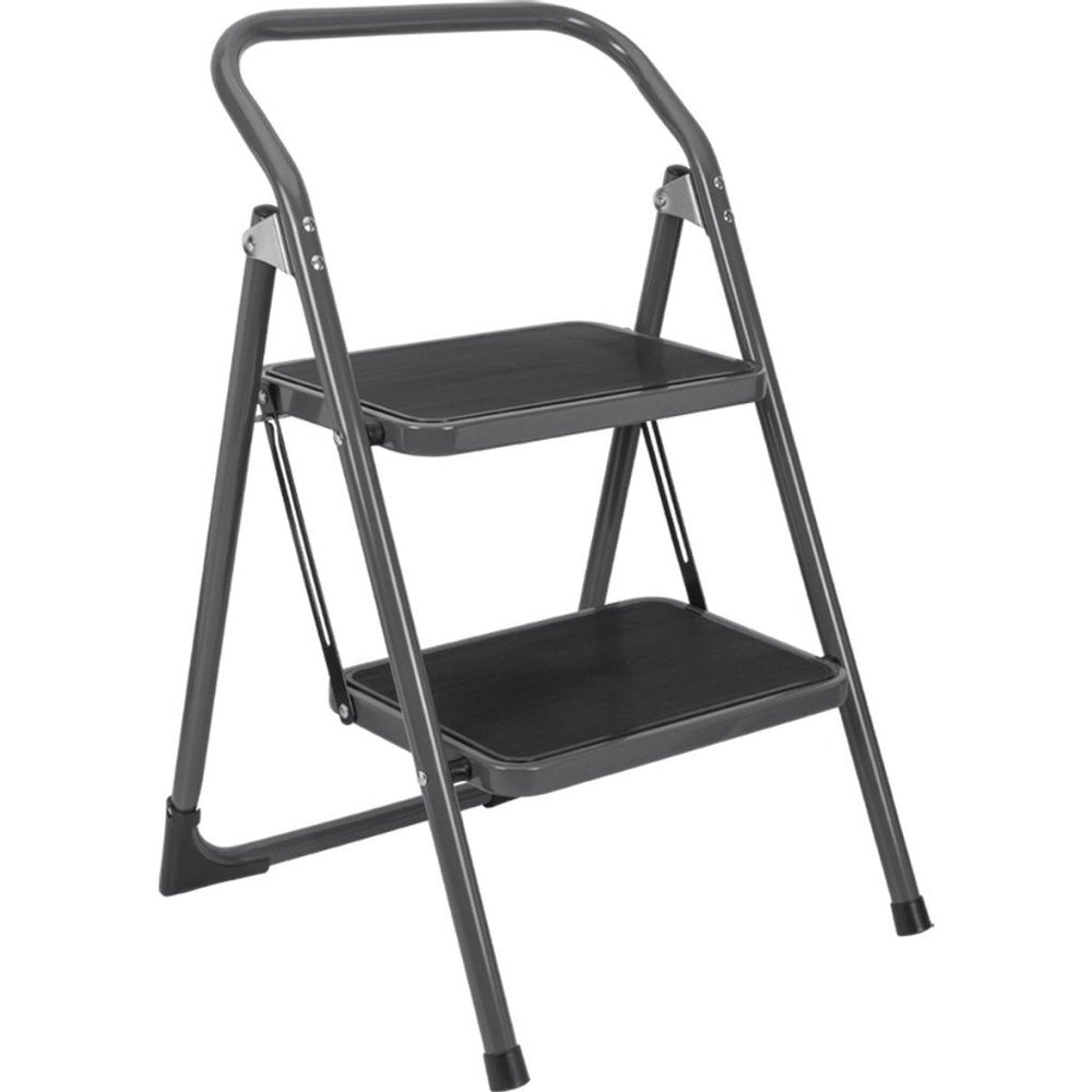 Metaltex kappa 2 huishoudtrap met 2 treden 47x48x76 cm zwart