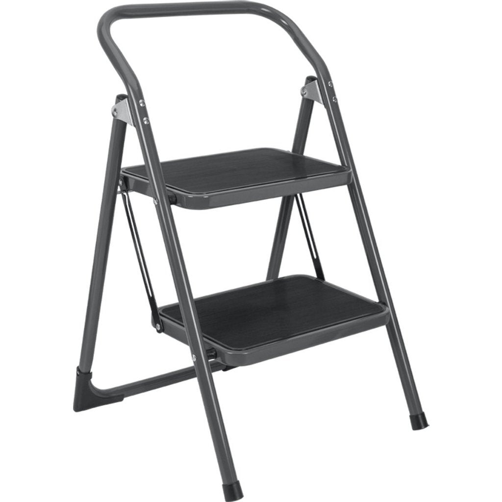 Metaltex kappa 2 huishoudtrap met 2 treden 47x48x76 cm zwart