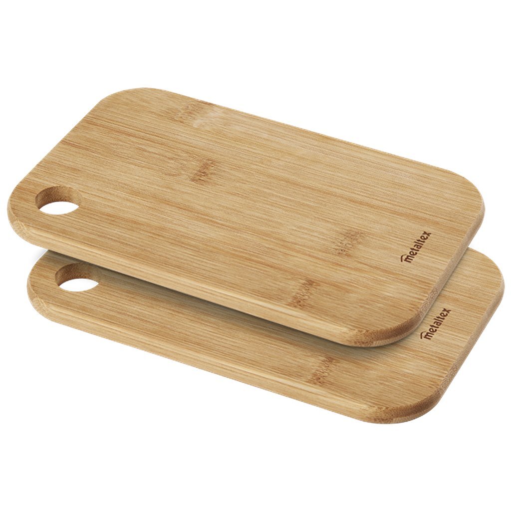 Metaltex Metaltex Bamboeplanken 22x14x1 cm 2 Stuks