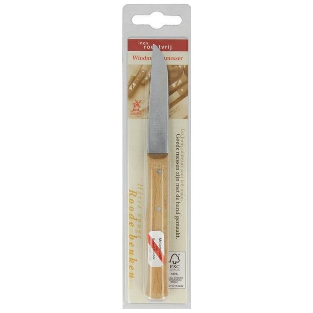 Metaltex molenmes schilmes 8,5 cm hout RVS