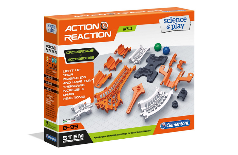 Clementoni action reaction kruispunten en accessoires