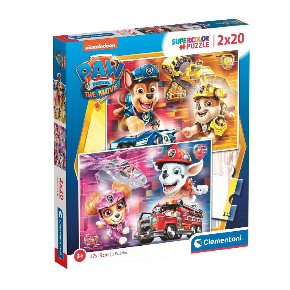 Clementoni Paw Patrol de filmpuzzel 2x20 stukjes
