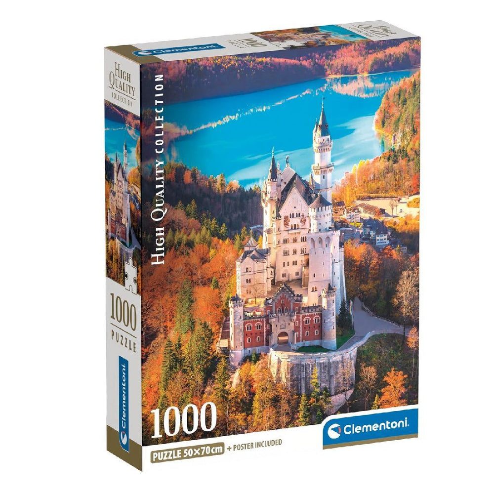 Clementoni hoogwaardige collectie puzzel neuschwanstein 1000 stukjes