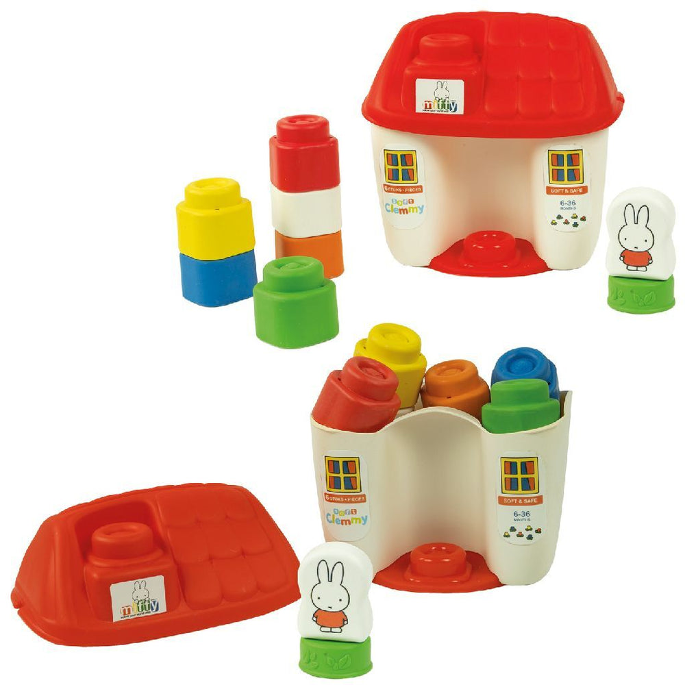 Clementoni soft clemmy - nijntje huisje - nijntje speelgoed stapelblokken - baby blokken - vanaf 6 maanden