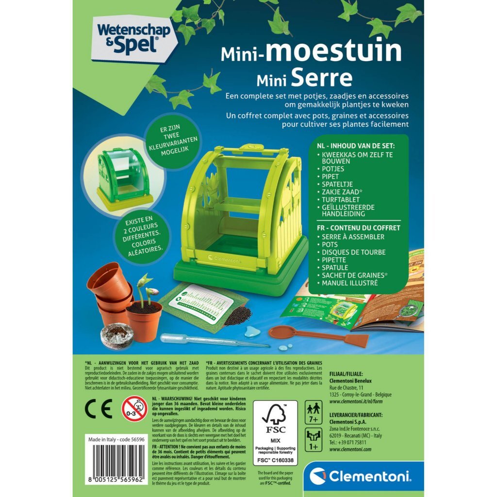 Clementoni wetenschap en spel - mini moestuin