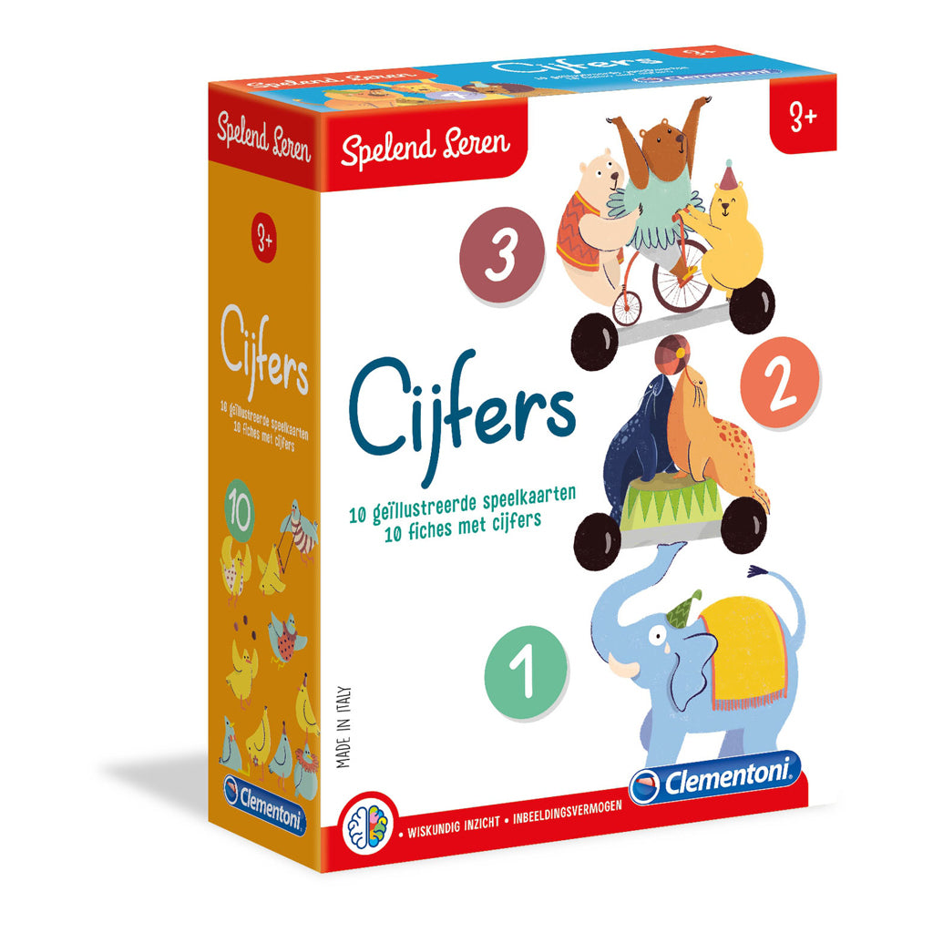 Clementoni speelt leren cijfers
