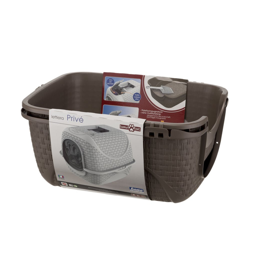 Bama kattenbak 41,8x50,5x39,6 cm taupe