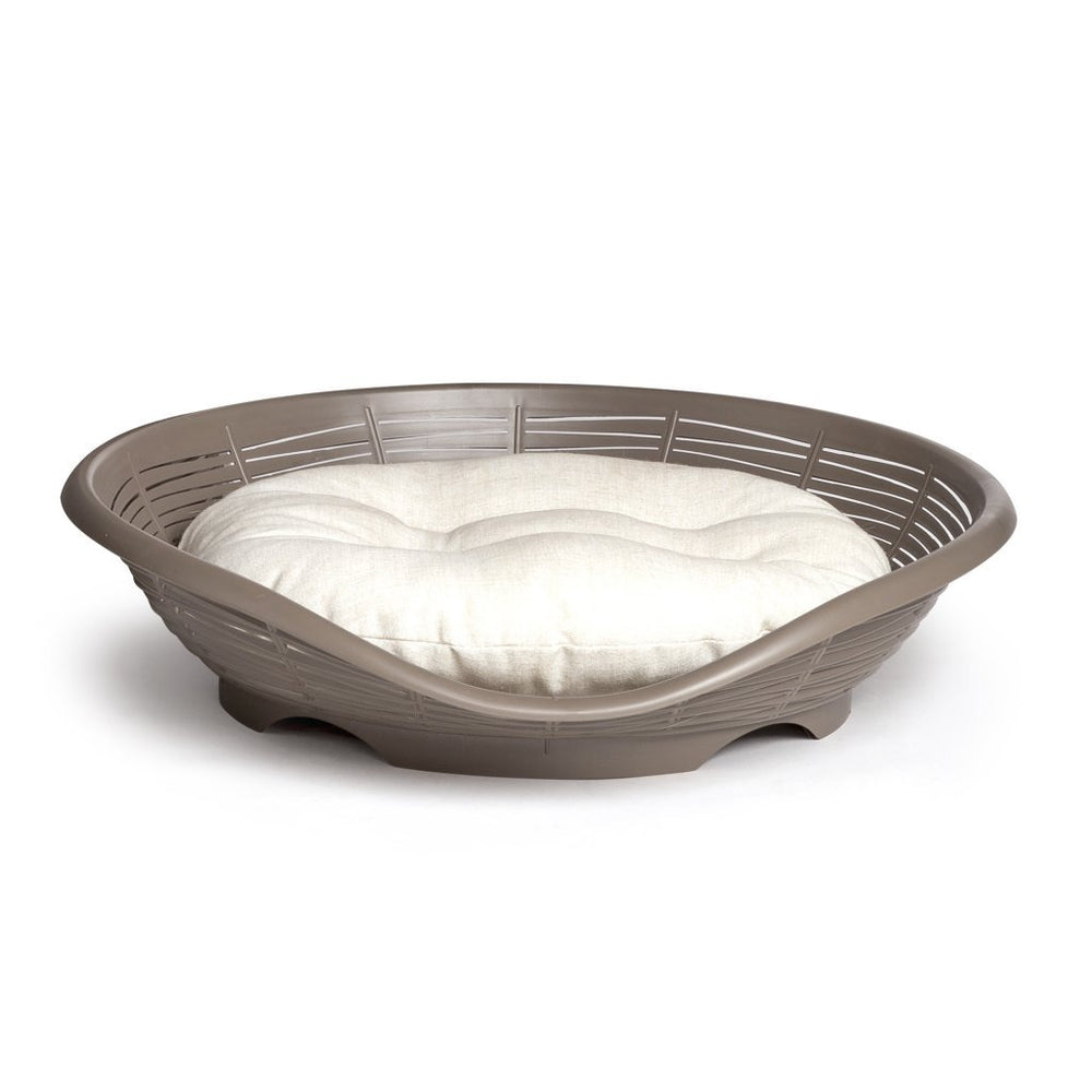 Bama huisdier pasja mand 48x46x11 cm taupe