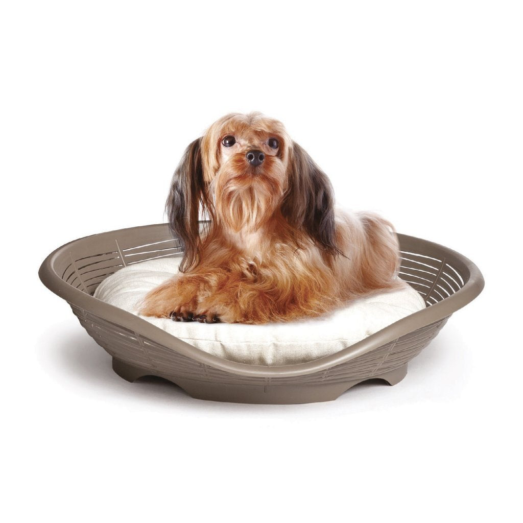 Bama huisdier pasja mand 48x46x11 cm taupe