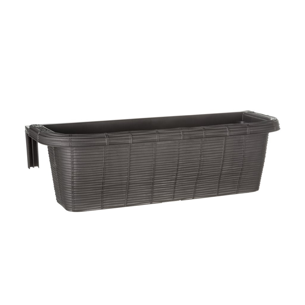 Bama fioriera bloem-balkonbak 60x20x18,5 cm antraciet