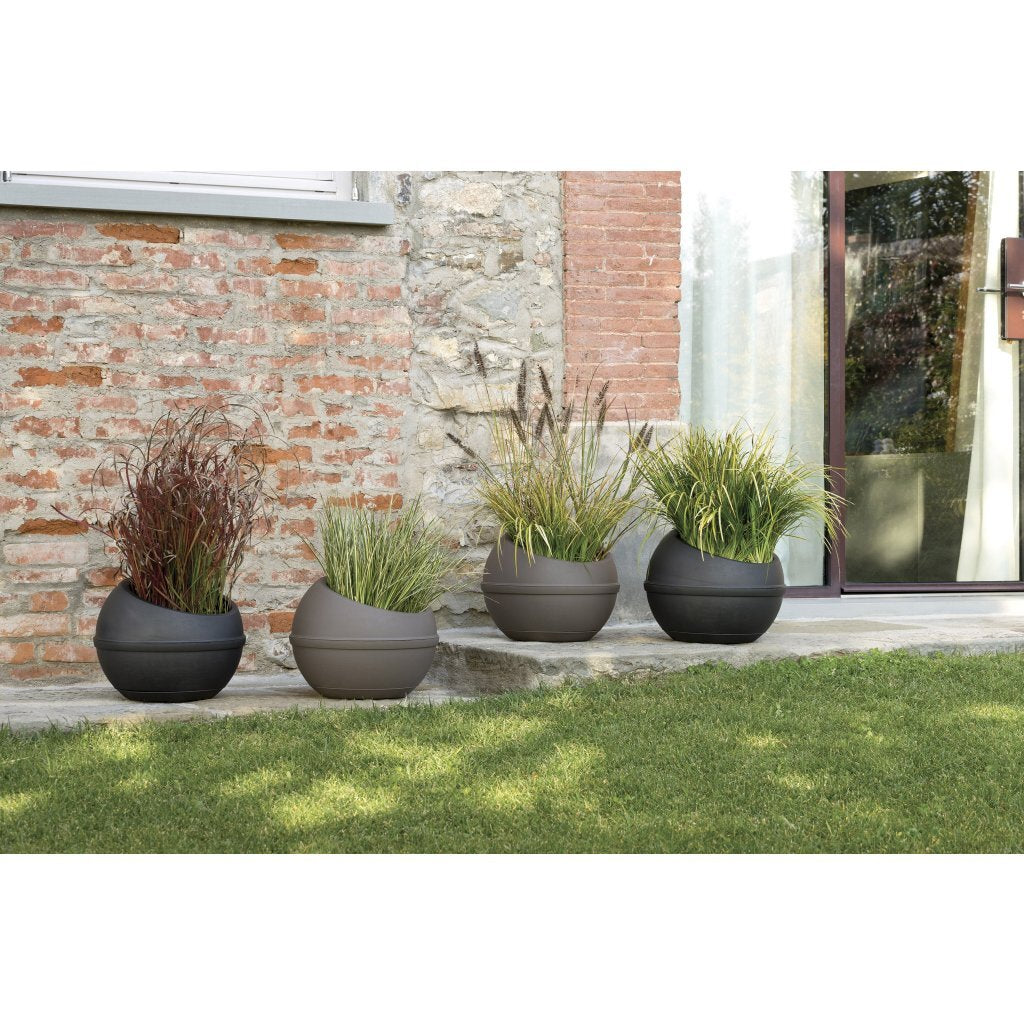 Bama sfera bloempot 23l 40,5x32 cm antraciet