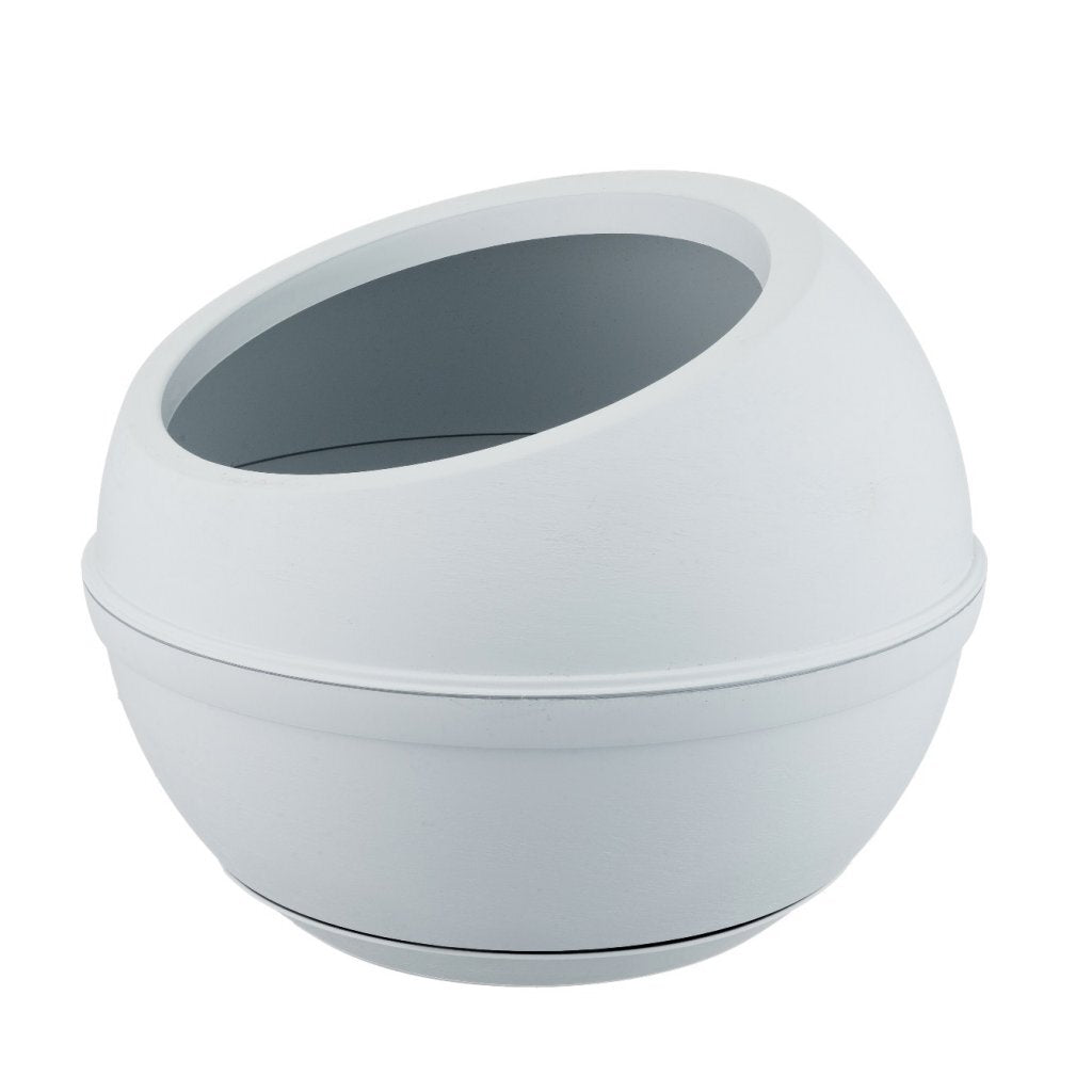 Bama sfera bloempot 23l 40,5x32 cm wit