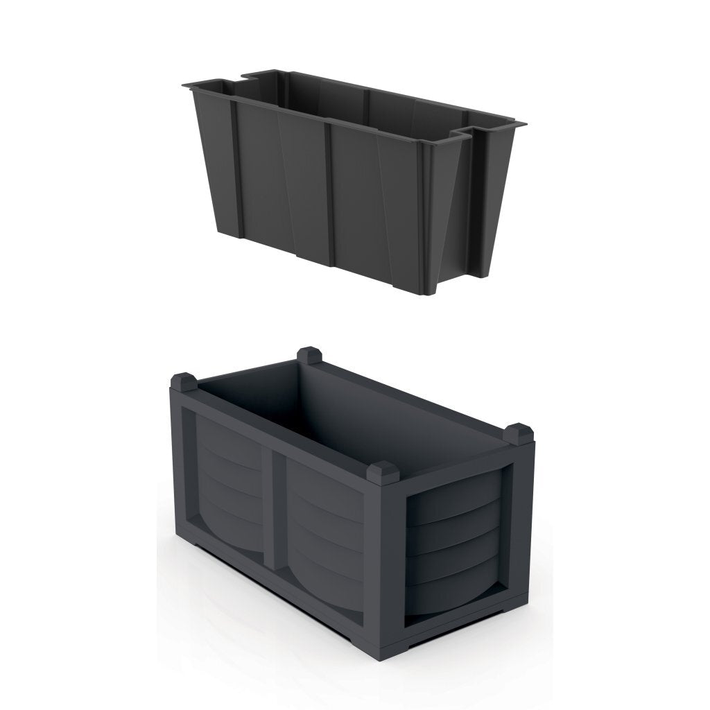 Bama kit arredo plantenbak 80x42,5x42 cm antraciet
