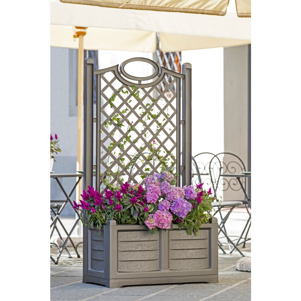 Bama fioriera aparte bloemenbak 80x42,5x150 cm grijs