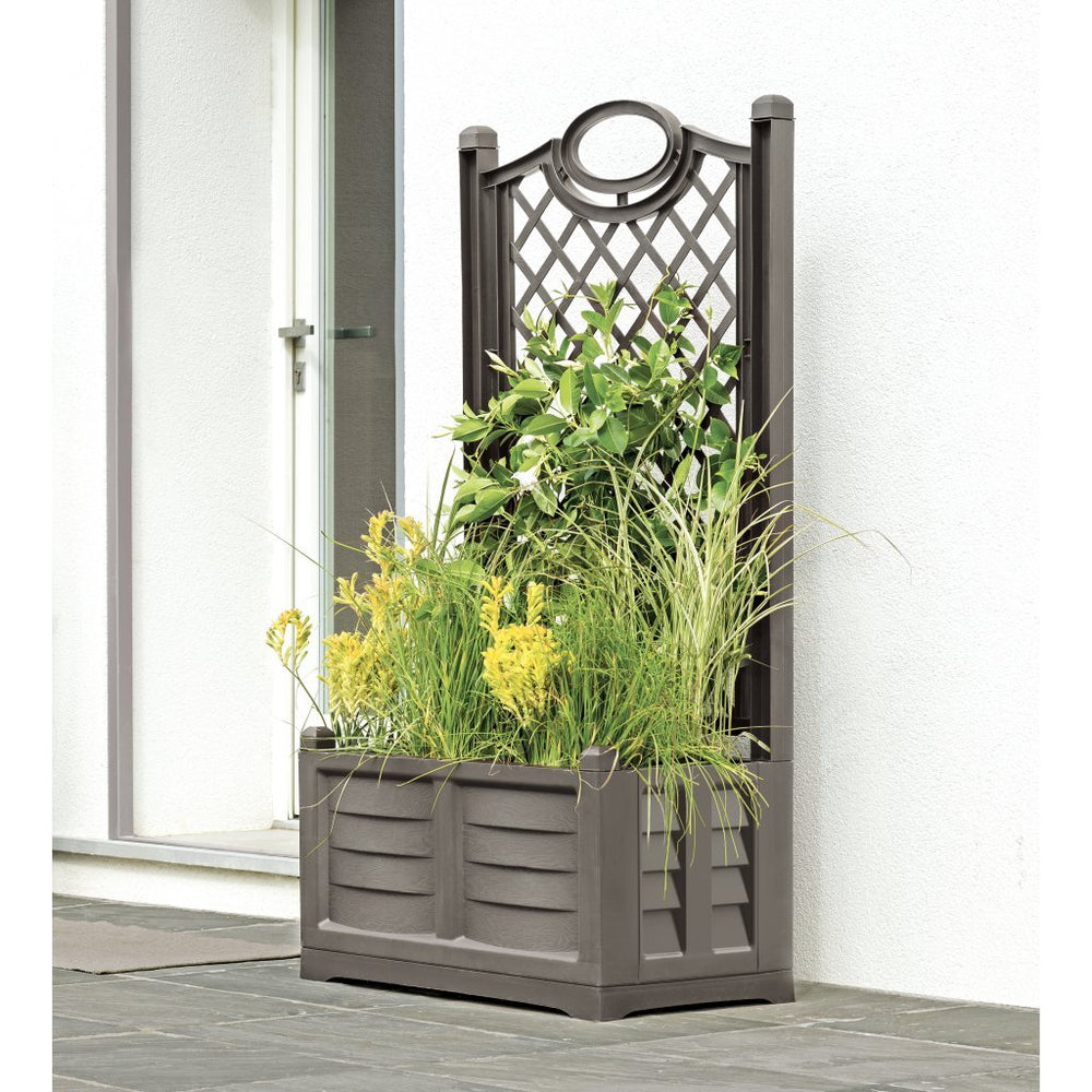 Bama fioriera aparte bloemenbak 80x42,5x150 cm taupe