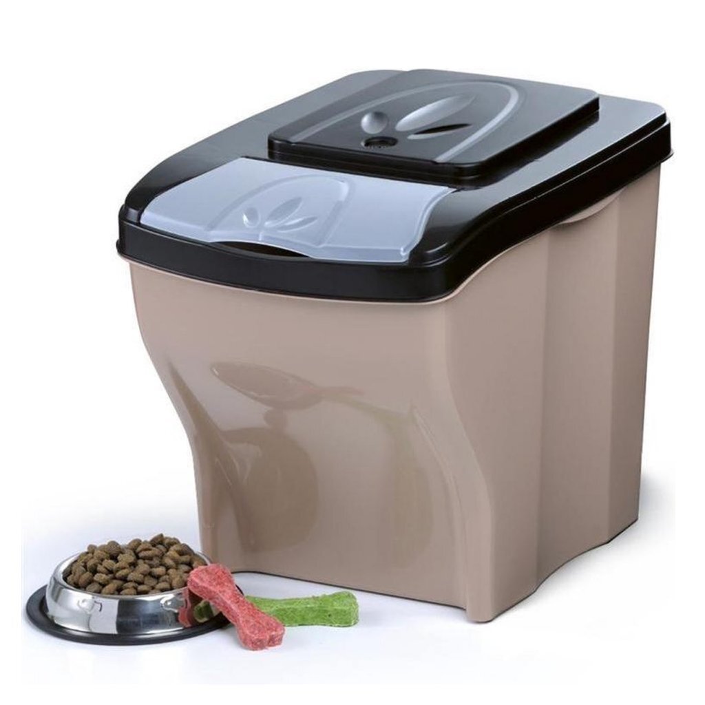 Bama petfoodcontainer 3x20l taupe beige