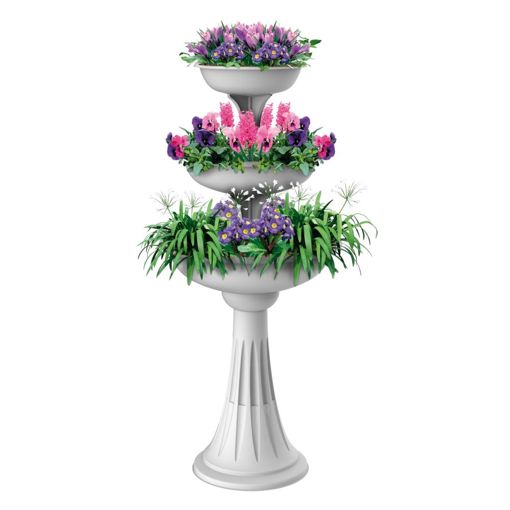 Bama trevy fioriera plantenbak 50x114 cm wit