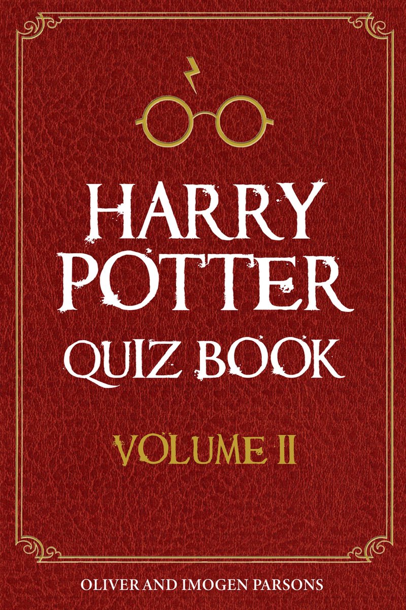 Harry potter quiz book volume ii