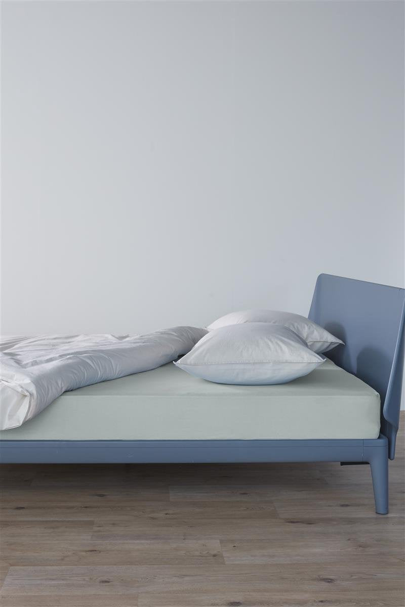Beddinghouse - jersey - topper hoeslaken - 180x220 cm - licht blauw