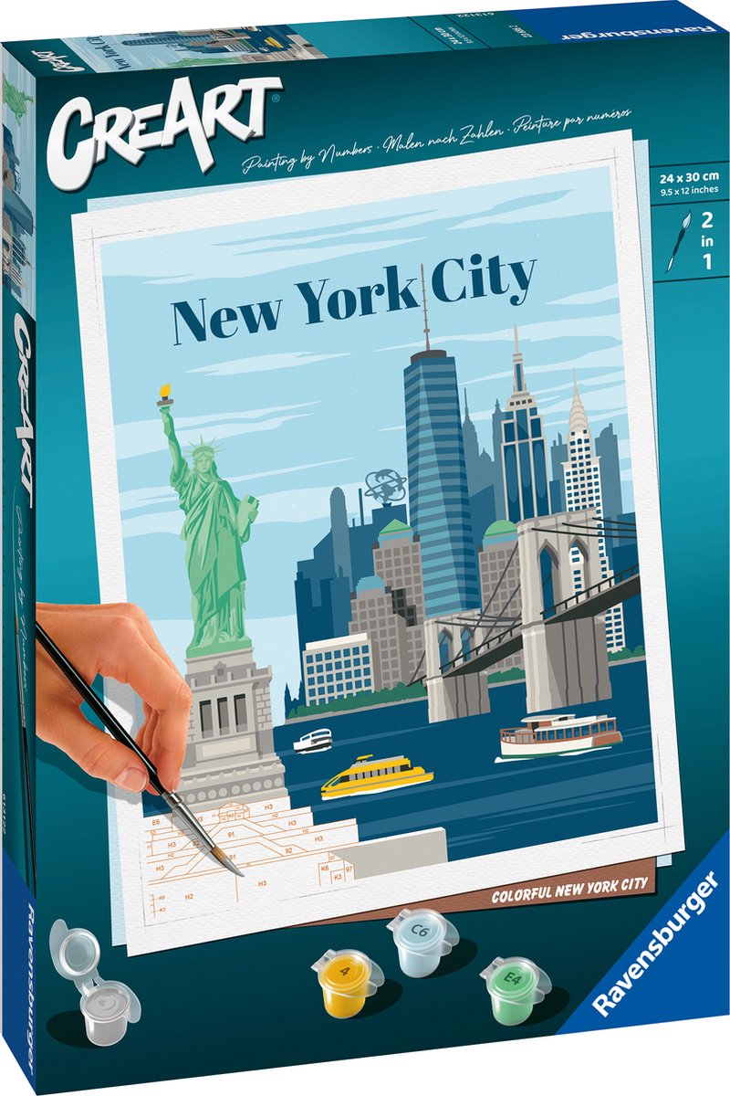 Ravensburger CreArt Paint by Numbers - Colourful New York