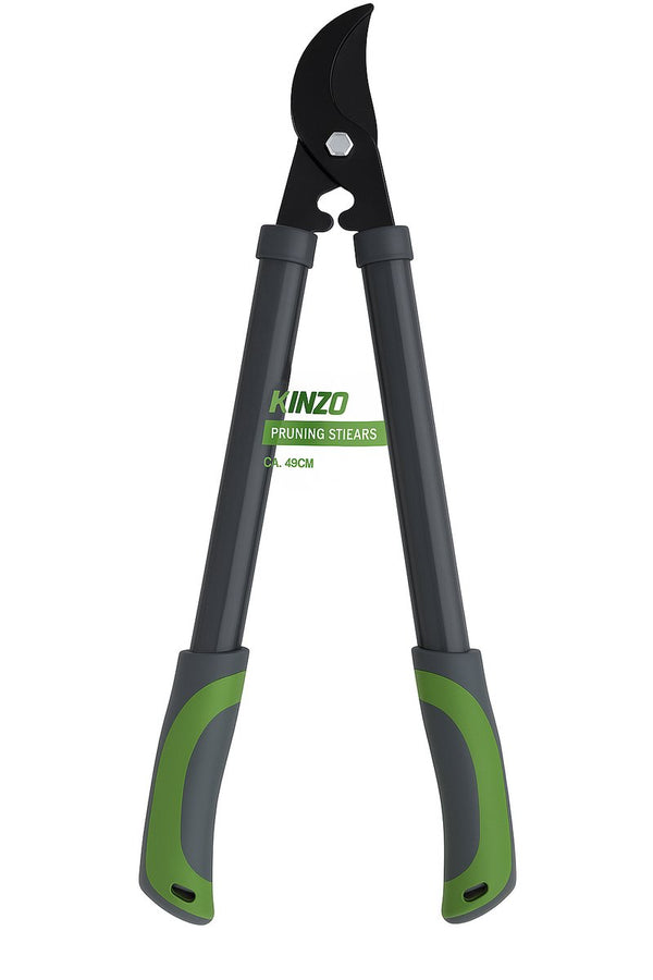 Kinzo snoeischaar telescopisch – tuinschaar met ergonomische handgreep – geschikt voor takken, struiken en heggen – tuingereedschap voor precisie snoeiwerk in de tuin