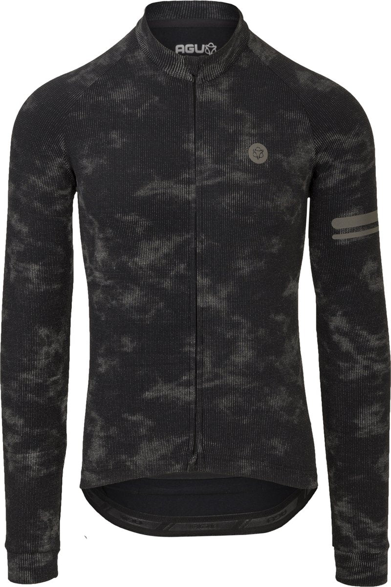 Agu reflective fietsshirt lange mouwen essential heren - reflection - maat xxxl