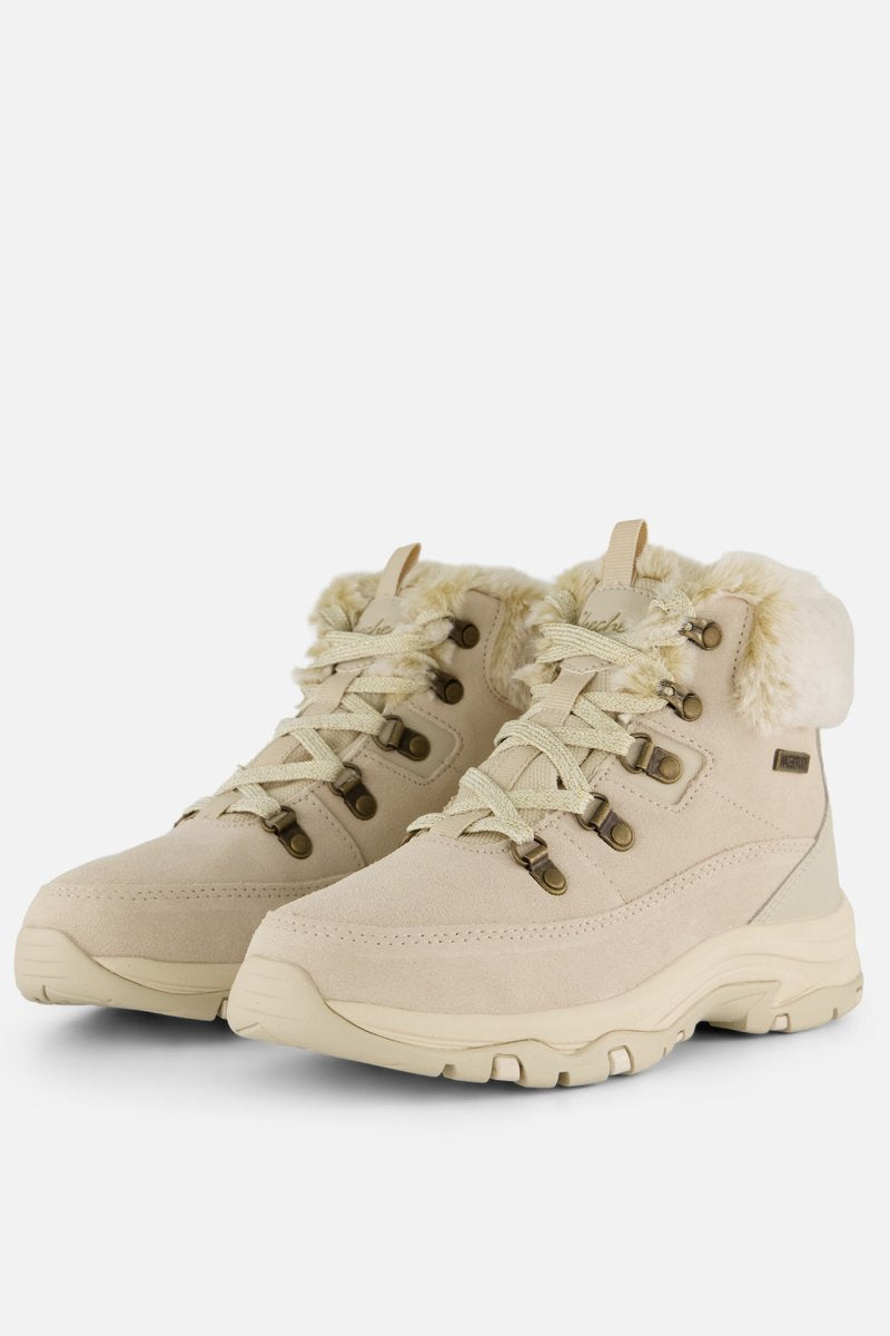 Skechers trego - snow worries dames laarzen - crème - maat 39
