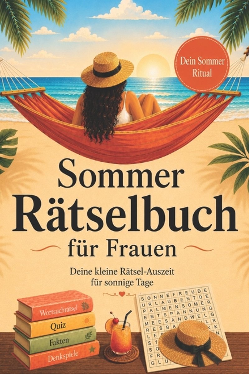 Sommer-rätselbuch für frauen