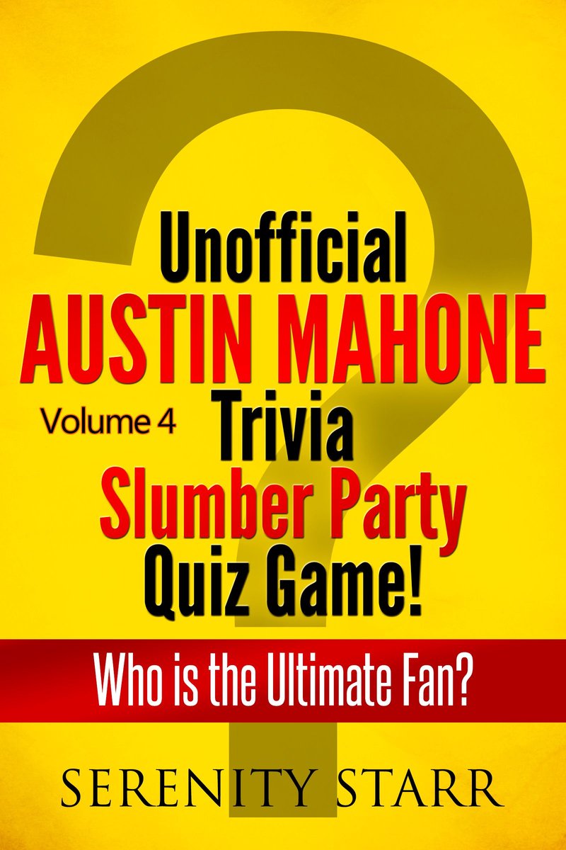 Ty unofficial austin mahone trivia slumber par quiz game volume 4