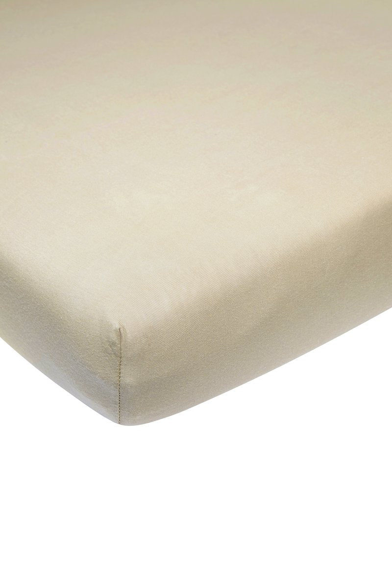 Meyco baby uni hoeslaken co-sleeper - sand - 50x90cm
