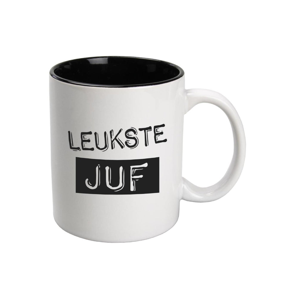Paperdreams zwart wit mug - jufr - keramiek 400ml