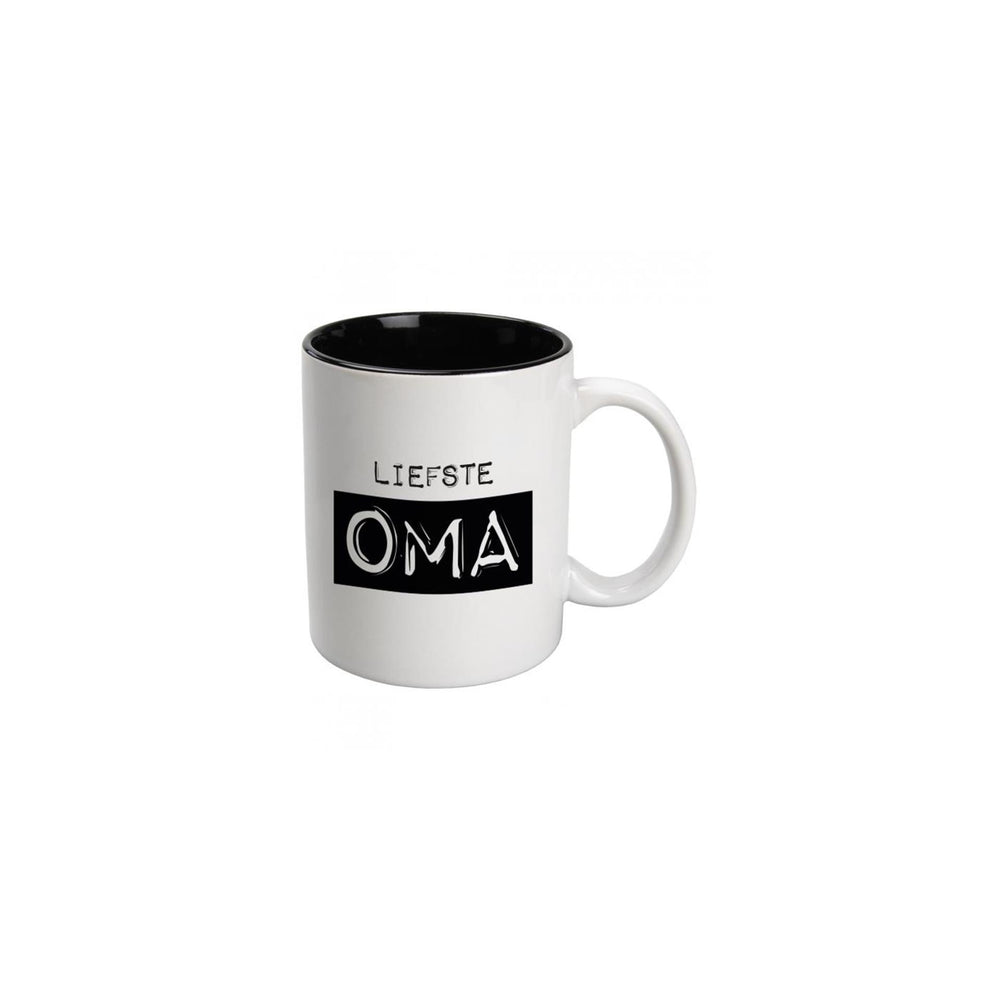 Paperdreams mok black white - oma