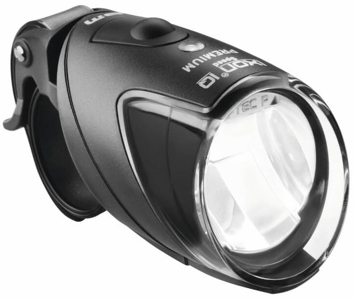 Koplamp Busch en Müller IXON IQ Speed 90 Lux USB oplaadbaar - zwart