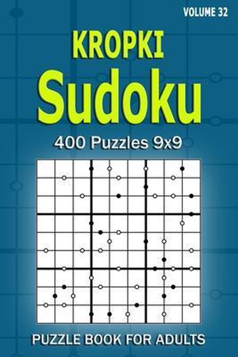 Kropki sudoku puzzle book for adults