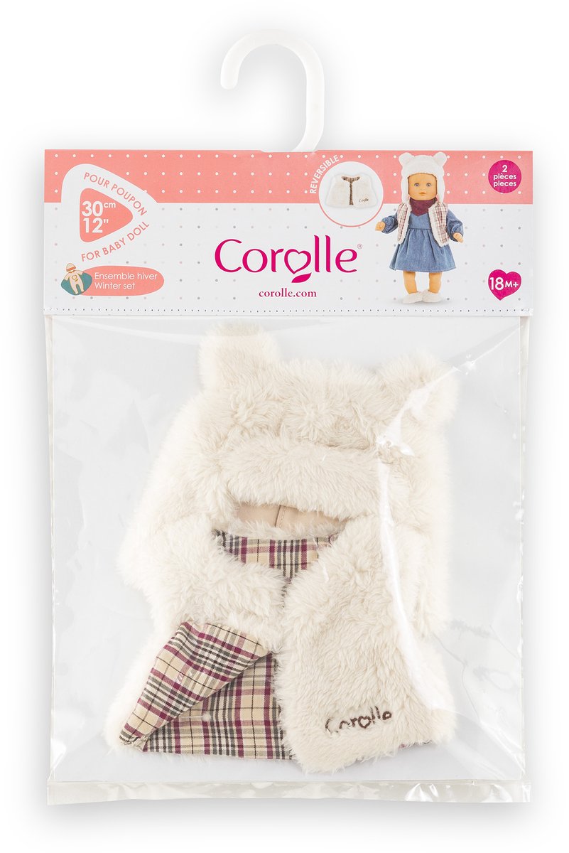 Corolle poppen winterset kostuum kleine ontdekker 30cm - poppenkleding.