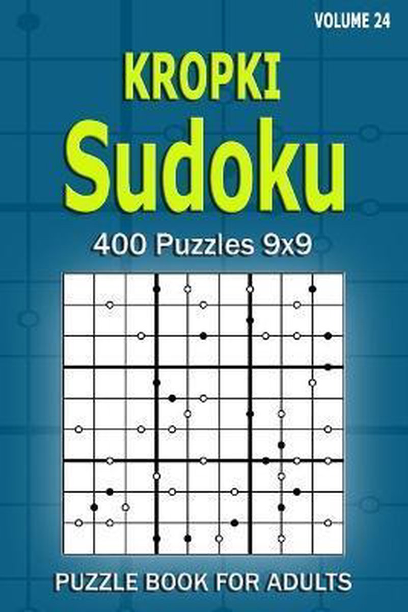 Kropki sudoku puzzle book for adults