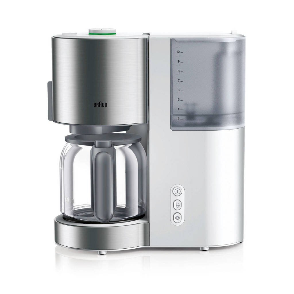 Braun kf5120wh koffiezetapparaat RVS wit