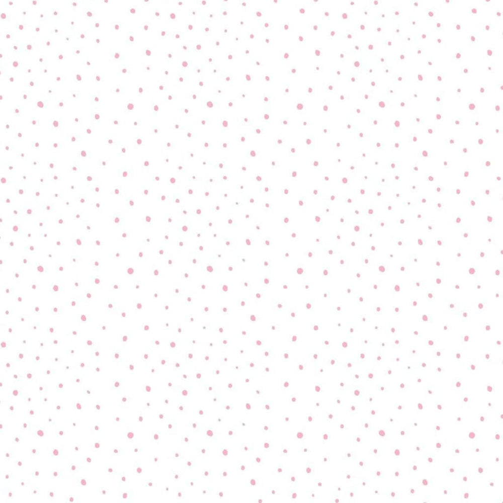 Noordwand noordwand behang baby confetti dots wit roze beige