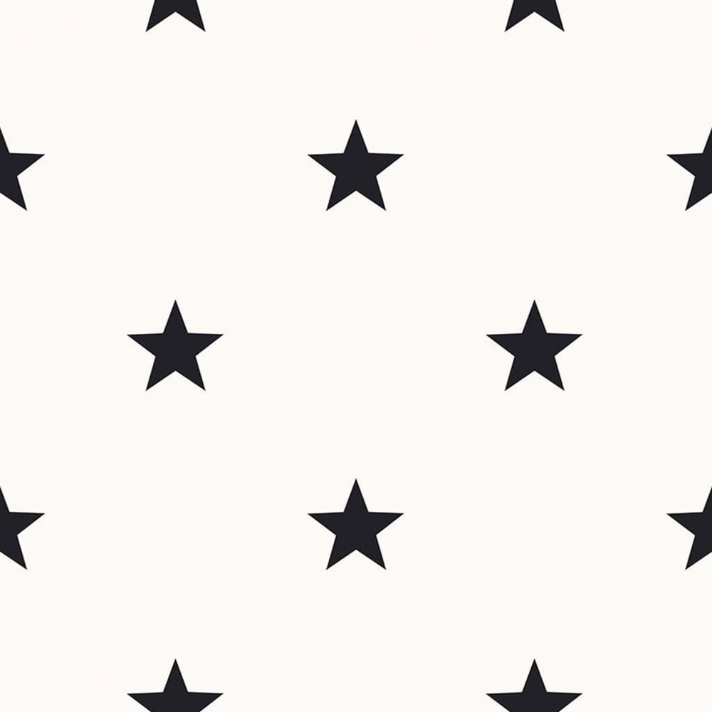 Noordwand behang Friends Coffee Little Stars zwart en wit
