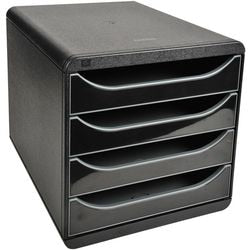 Brievenbakje exacompta big-box 3104214d glanzend zwart
