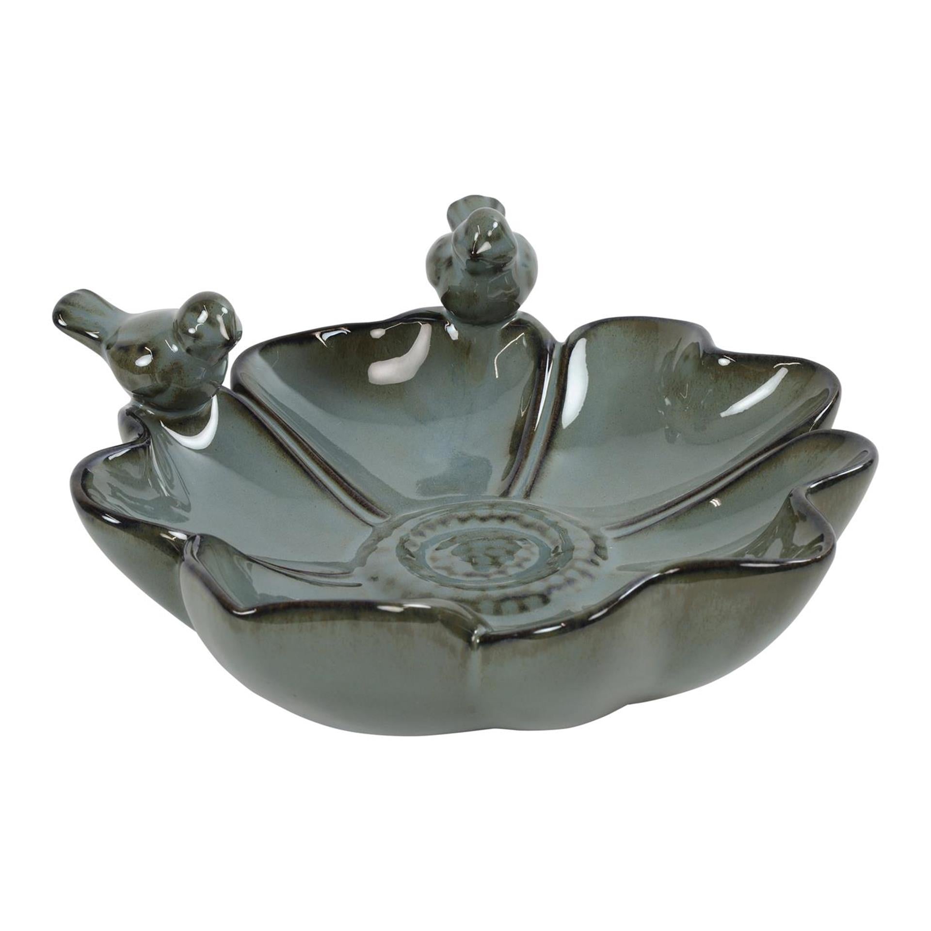 Countryfield vogelbad donkerblauw 26x25x10,5cm