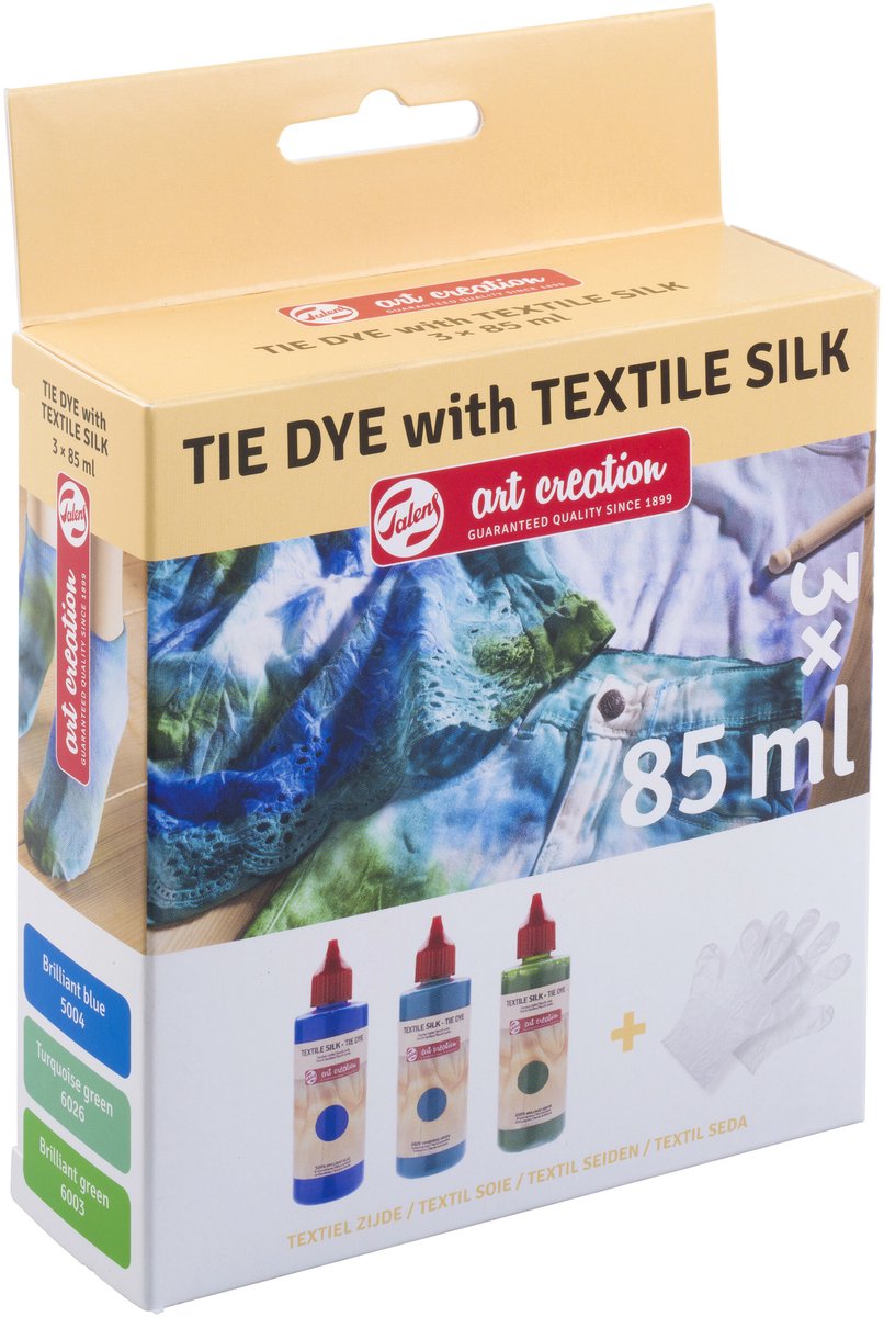 Talens art creation tie-dye set 3 x 85 ml blauw