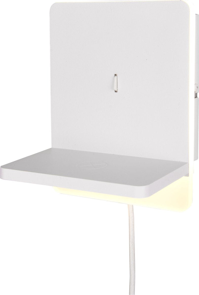 Trio fairfield - wandlamp - wit mat - incl. 1x smd 9 w -