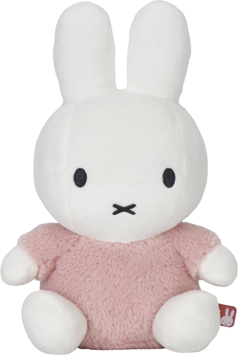 Tiamo nijntje knuffel 25cm pluizig roze