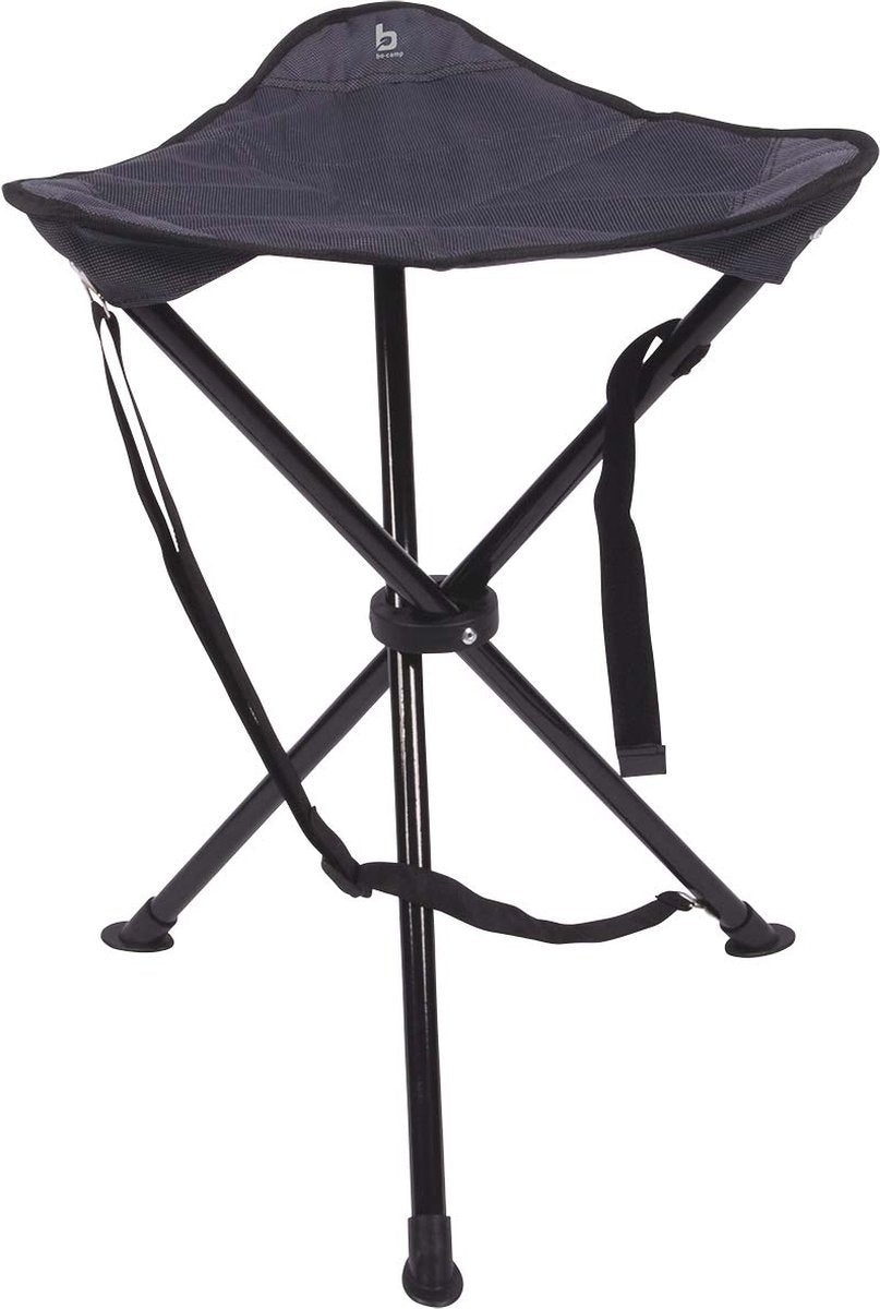 Bo-camp - 3-poots krukje - deluxe - antraciet - 55 cm