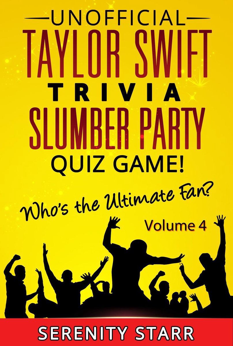 Ty unofficial taylor swift trivia slumber par quiz game volume 4