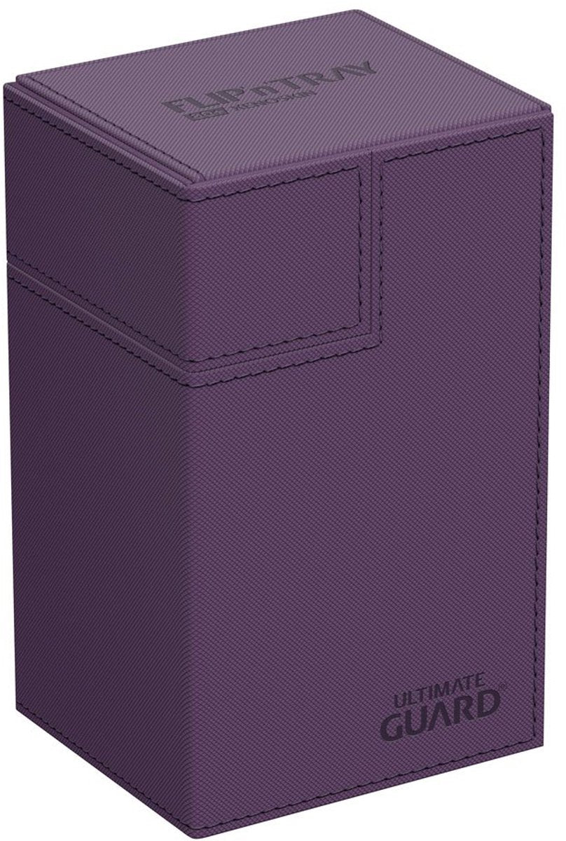 Ultimate guard flip'n'tray 80+ xenoskin - purple card boxes