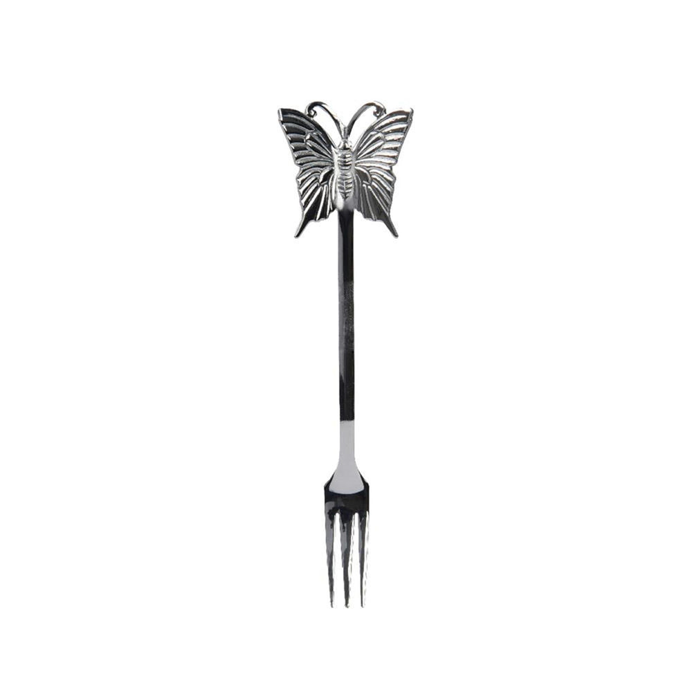 Decoris gebaksvorkset 4 delig rvs l15cm zilver