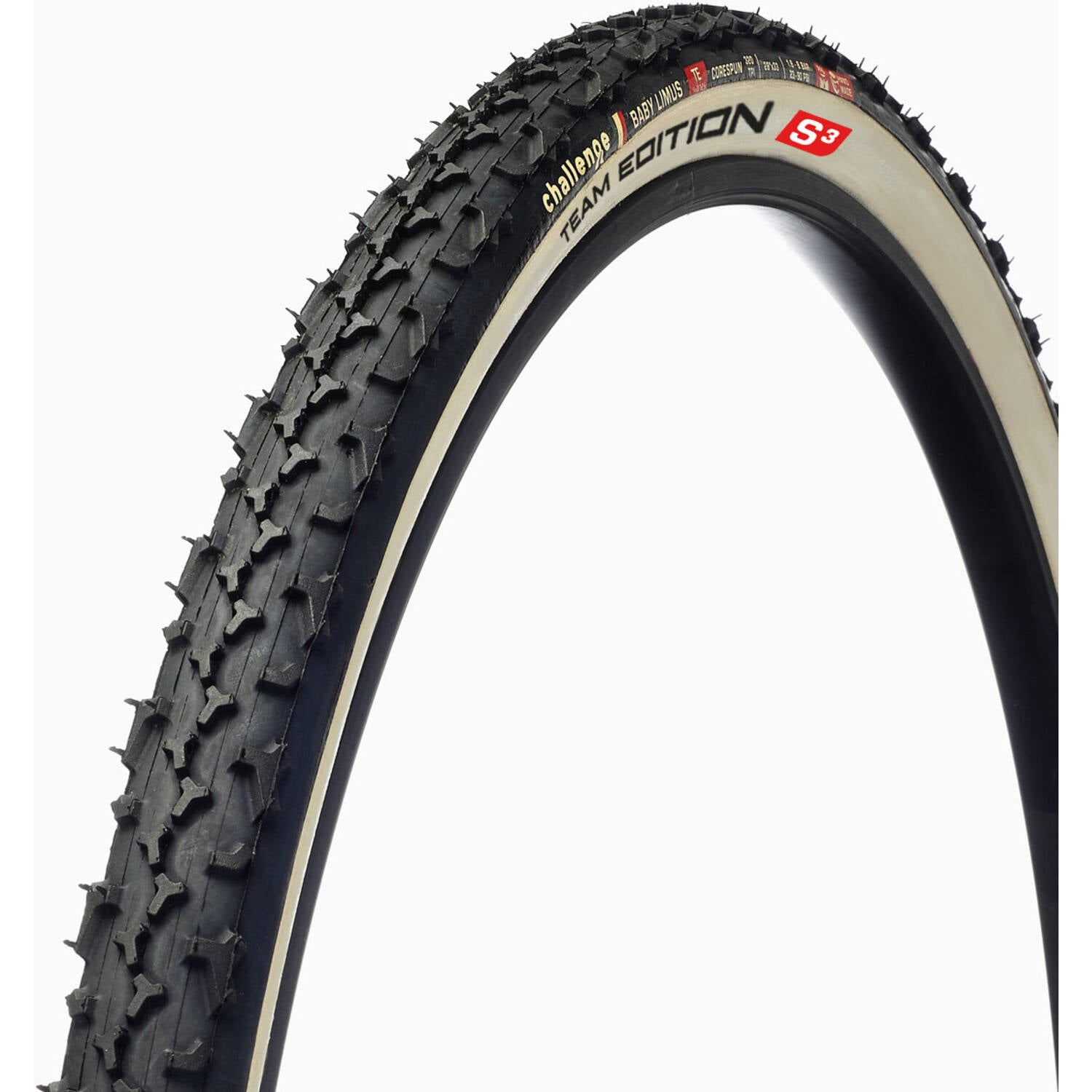 Challenge Baby limus team edition tubular 700x33c zwart wit